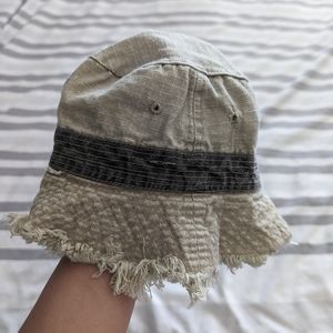 Unisex Triangle Headwear Green Bucket Hat